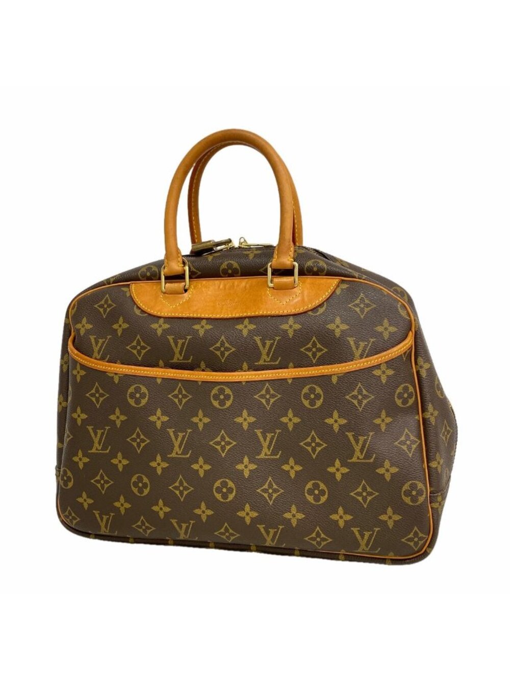 Louis Vuitton Handbag Monogram Deauville Brown